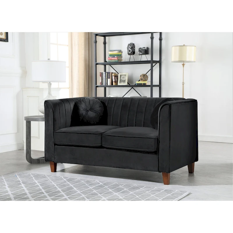 Boton Chesterfield Loveseat