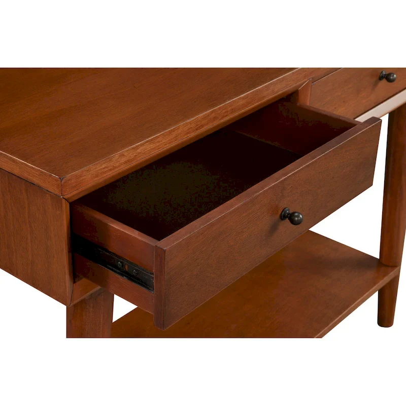 Flynn Mid Century  Console Table with 2 Drawers