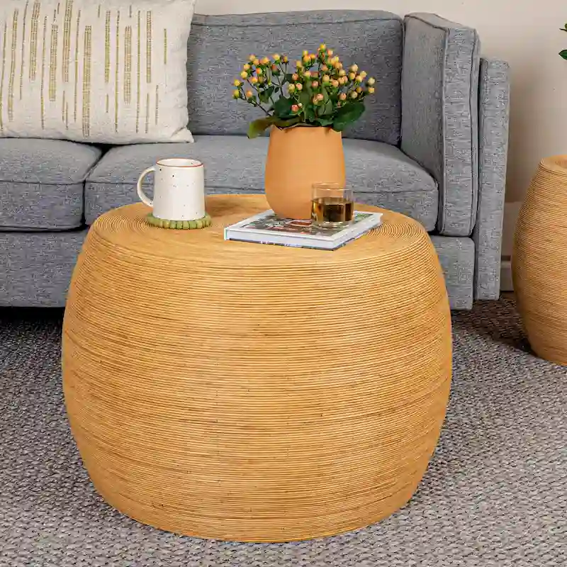 Rattan Accent Table