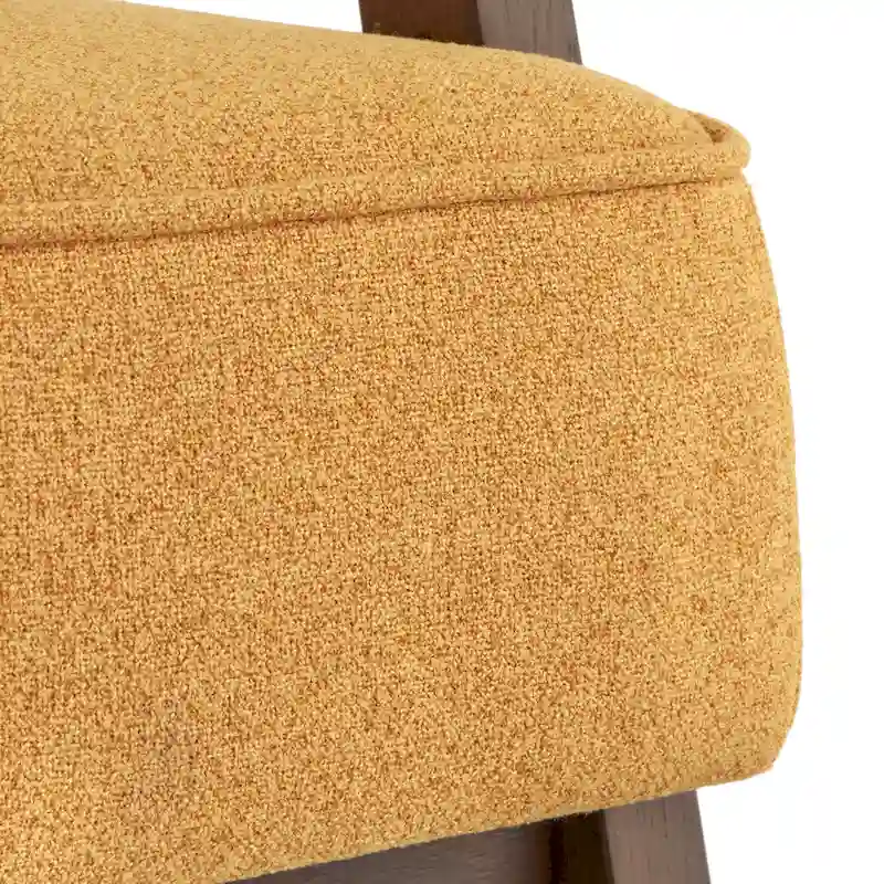 3-Seat Sofa with Rubberwood Legs and Removable Cushions