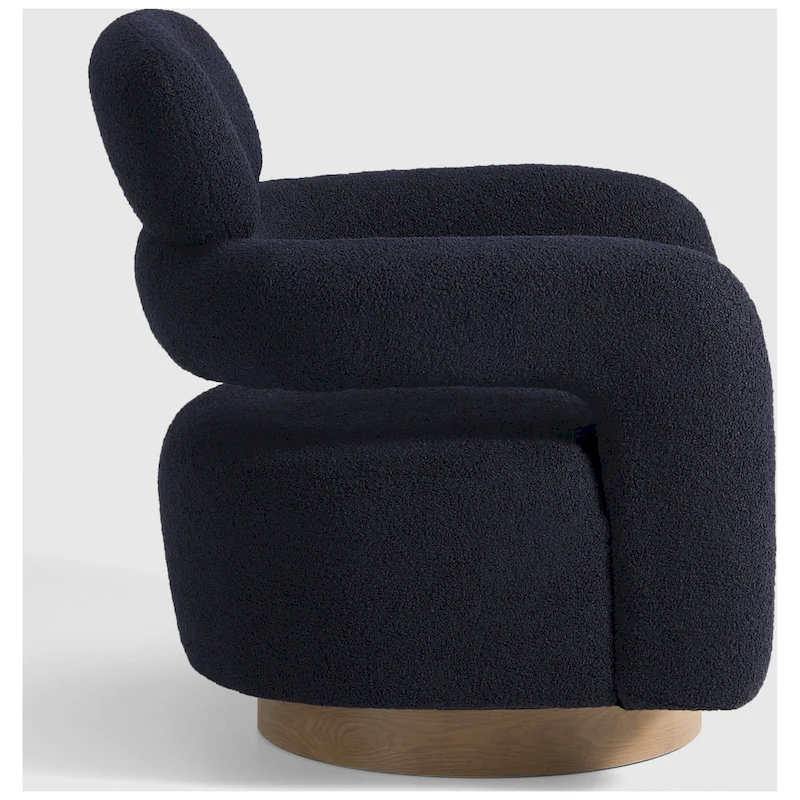 Bayville 29 Wide Sherpa Swivel Chair