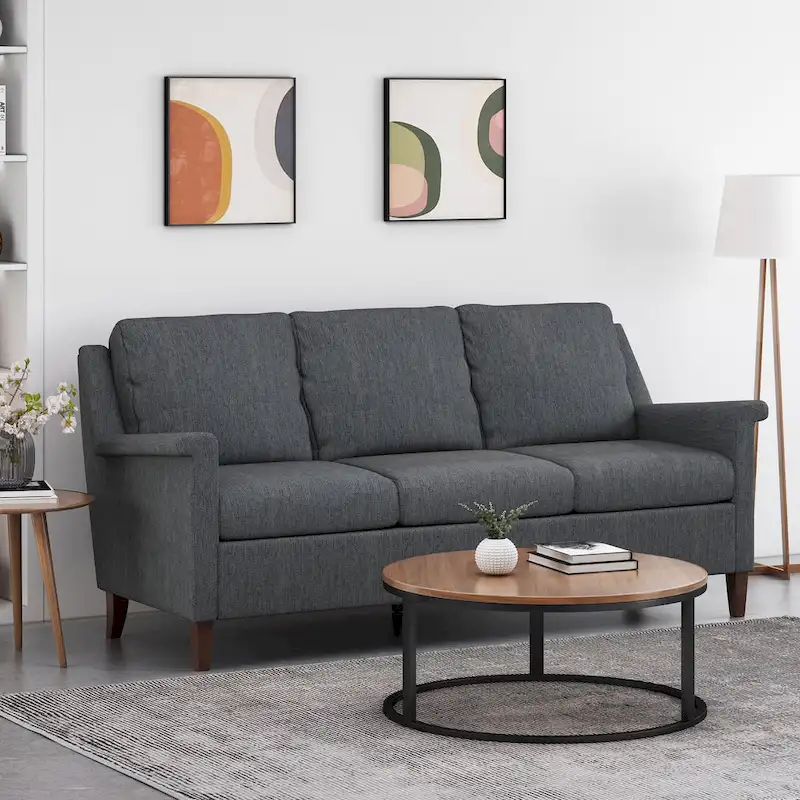 Dupont Modern 3-seat Fabric Sofa by Christopher Knight Home