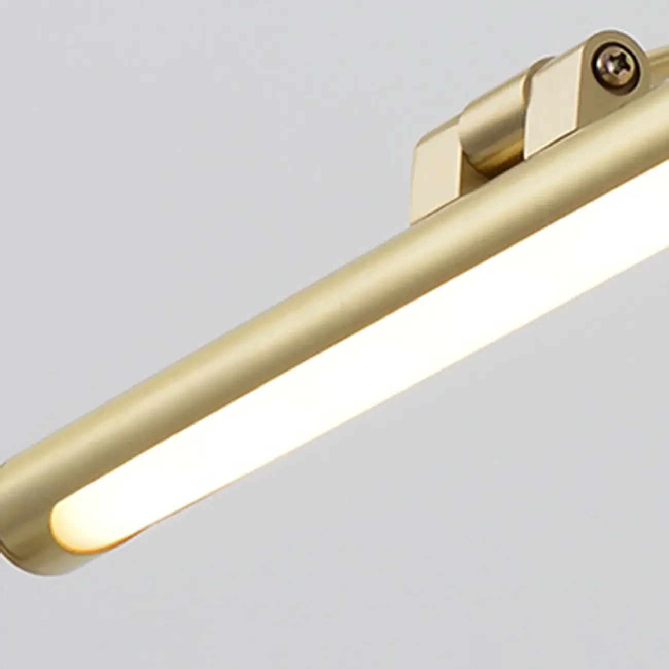 Arched Modern Gold Linear LED Vanity Light