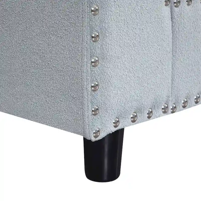 Merax Linen L-shaped Modular Sectional Sofa with Cushions