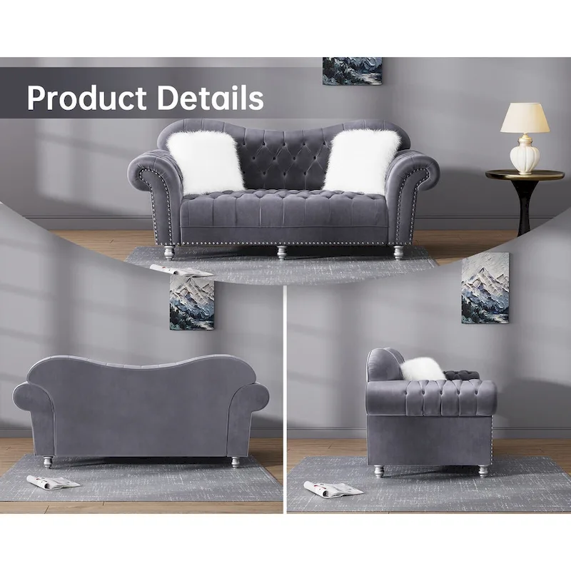 Luxury Classic America Chesterfield Tufted Back Sofa