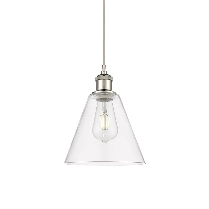 Innovations Lighting 516-1P-12-8 Berkshire Pendant Berkshire 8  Wide