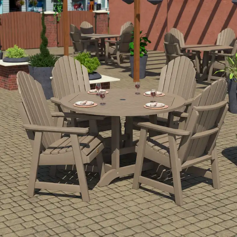 HIGHWOOD Commercial Muskoka 5-Piece Adirondack 48 Dining Set