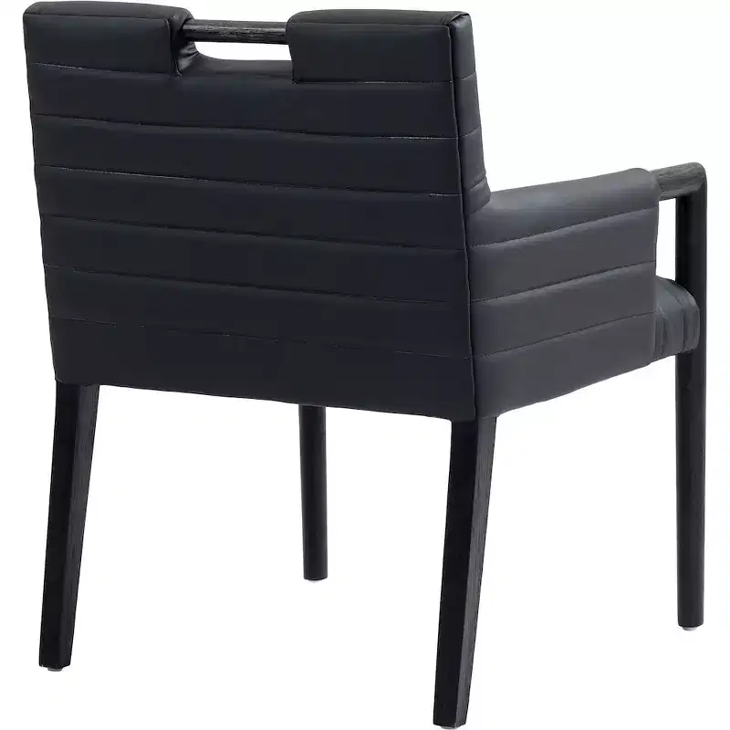 Meridian Furniture,Aimee Vegan Leather Dining Arm Chair