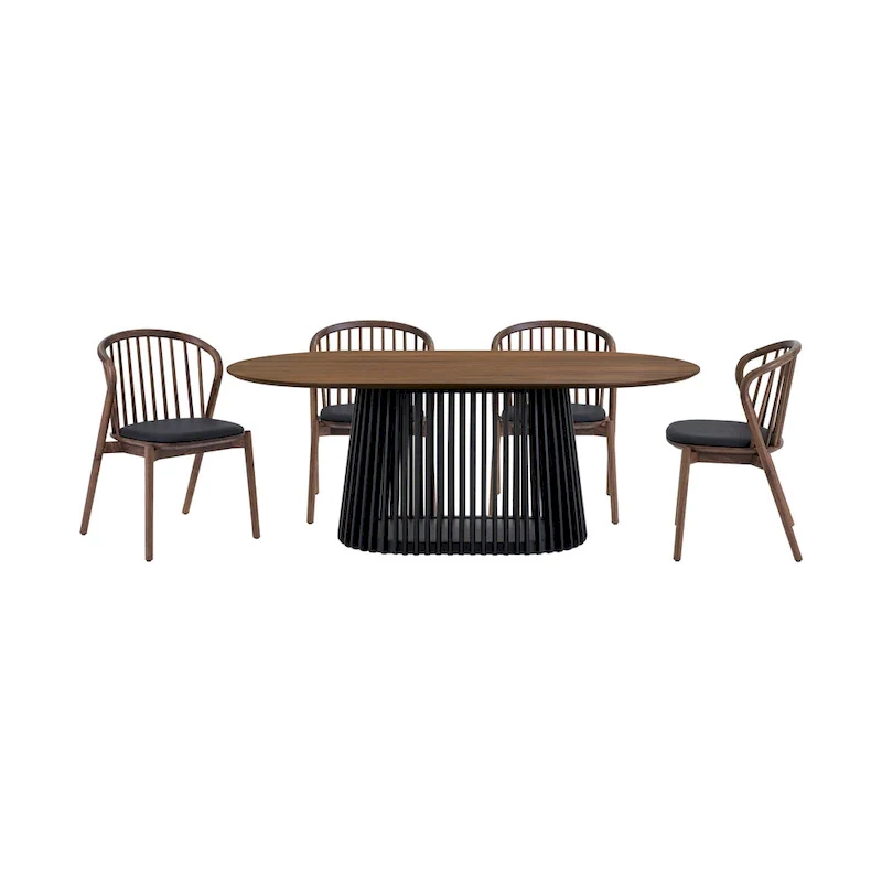 5 Piece Oval Dining Set