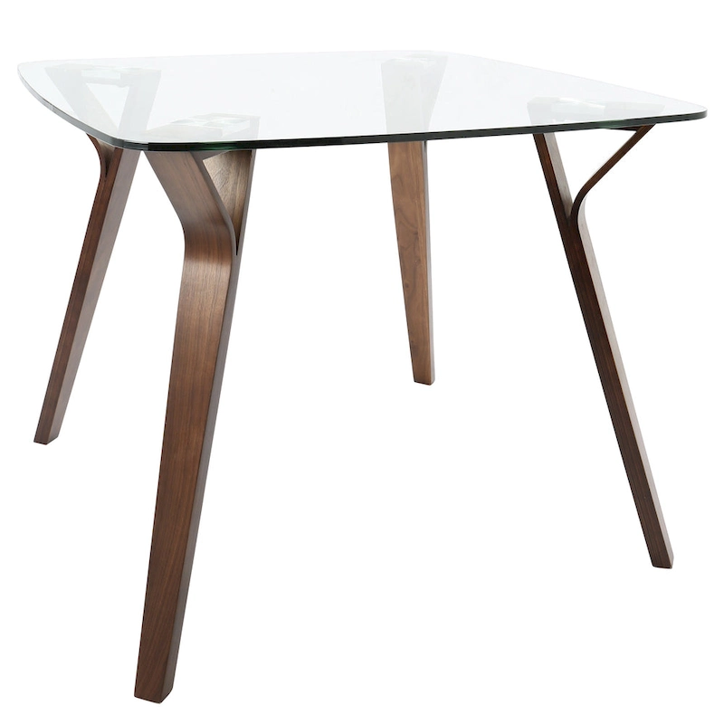 Folia Mid-century Modern Square Dining Table