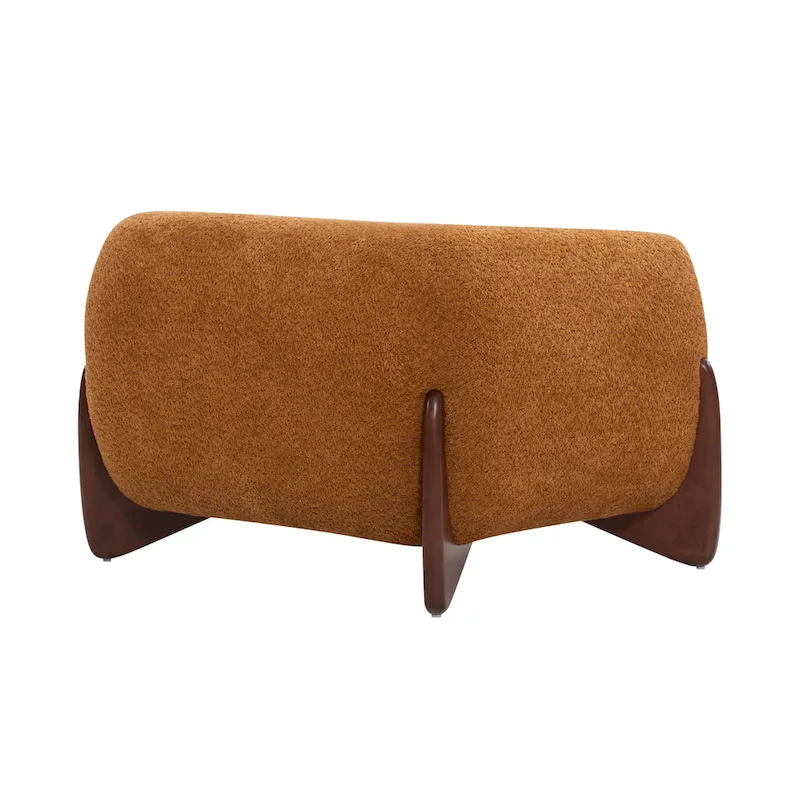 Tina Modern Upholstered Boucle Arm Club Chair by Christopher Knight Home