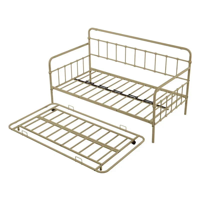 Metal Frame Daybed with trundle
