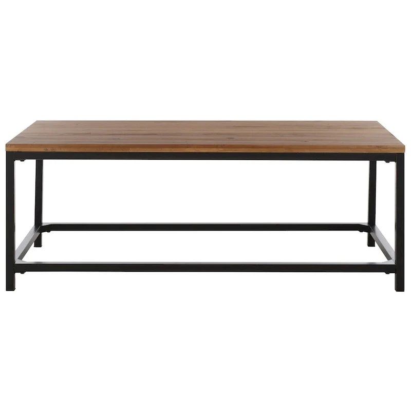 SAFAVIEH Aino Reclamined Wood Finish Coffee Table - 48 x 24 x 17.7 - 48Wx24Dx18H