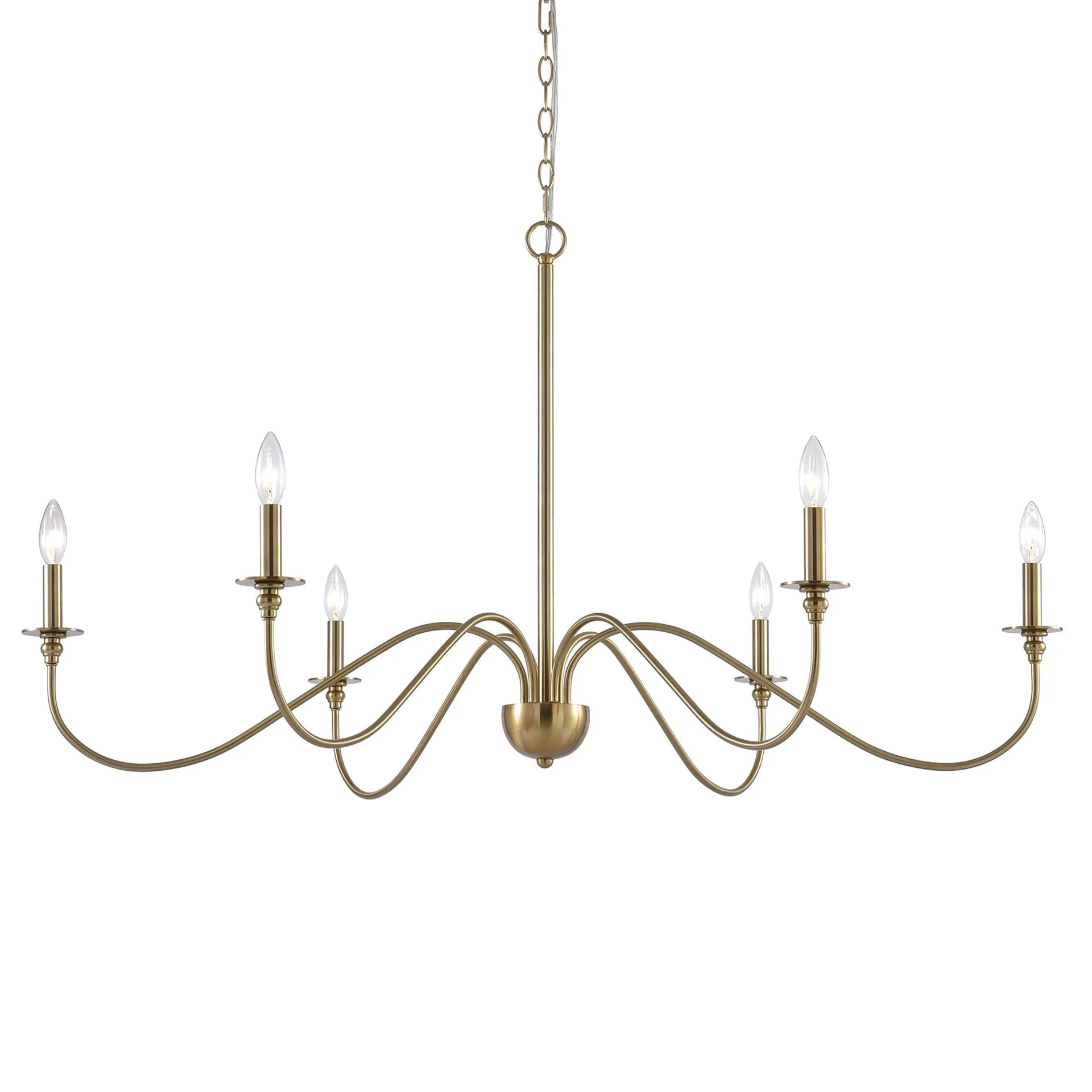 Archer 47 6-Light Large Modern Chandelier
