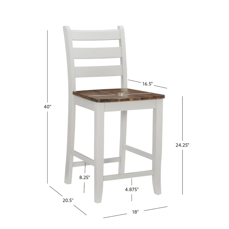 Crovetti Farmhouse Counter Stool (Set of 2)