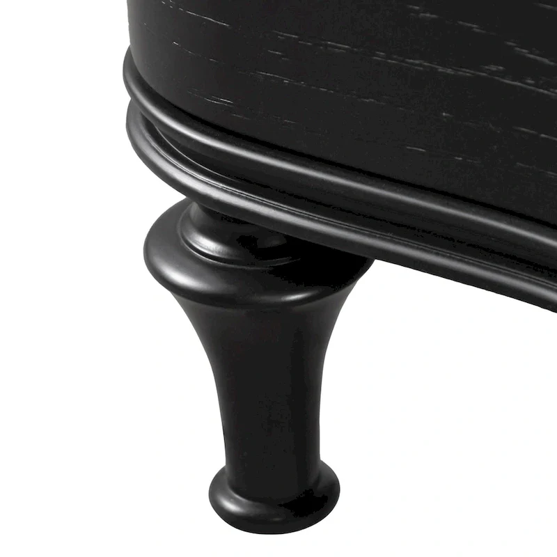 Solid Wood 3-Drawer Nightstand