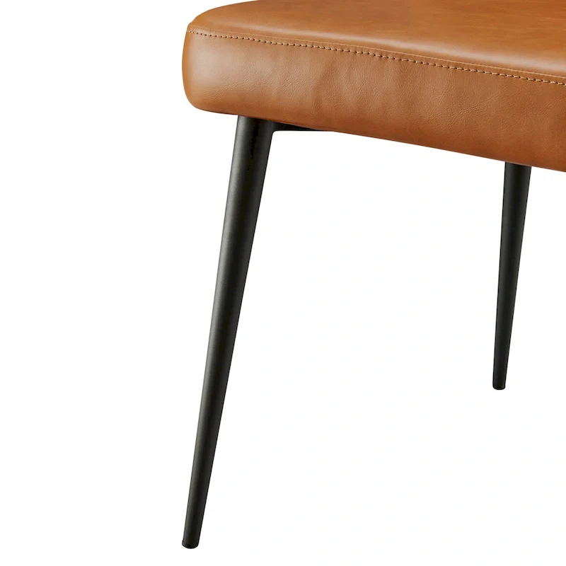 Elodie PU Dining Side Chair, (Set of 2)