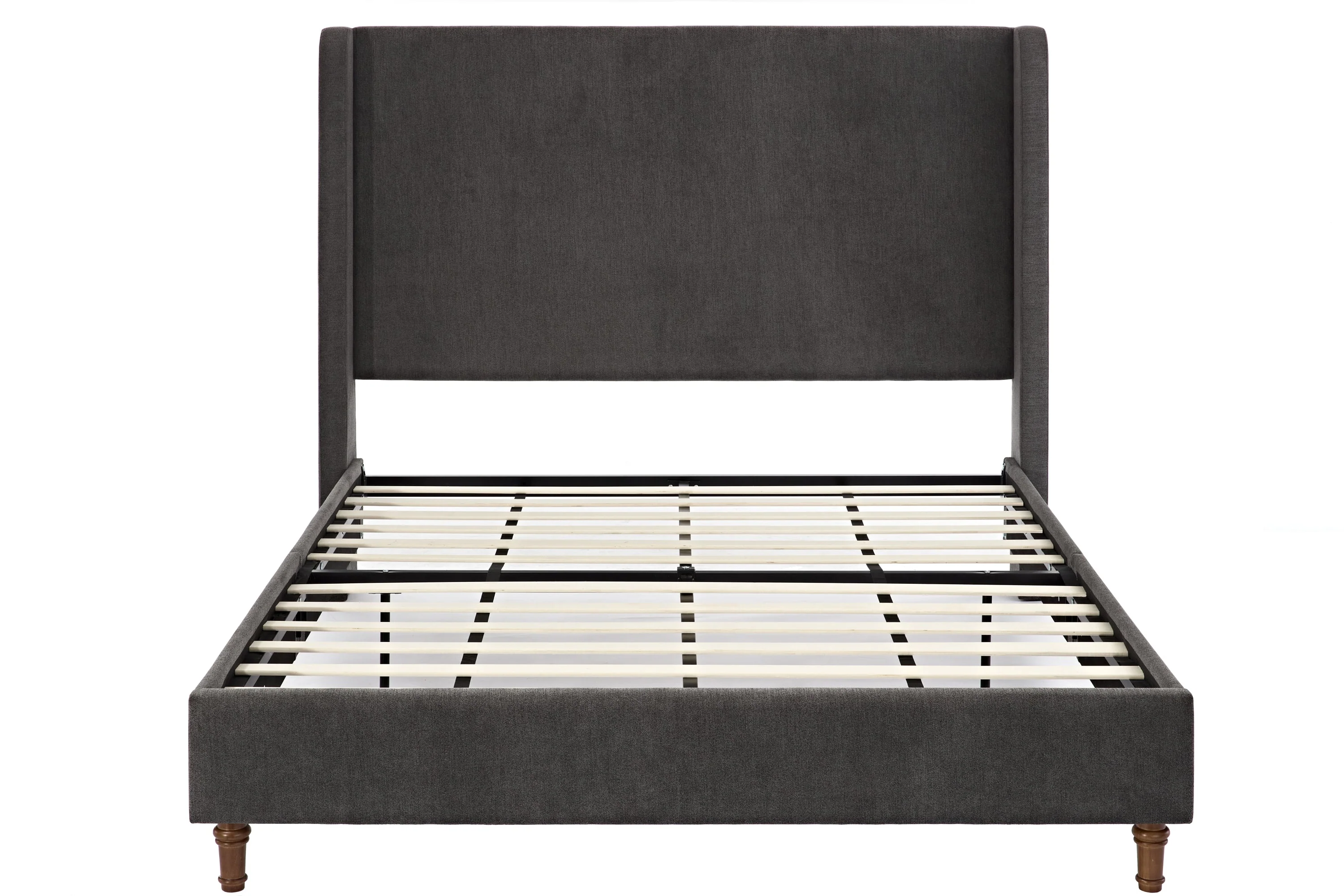 Walker Edison | Velvet Tall 54 Headboard Upholstered Queen Bed