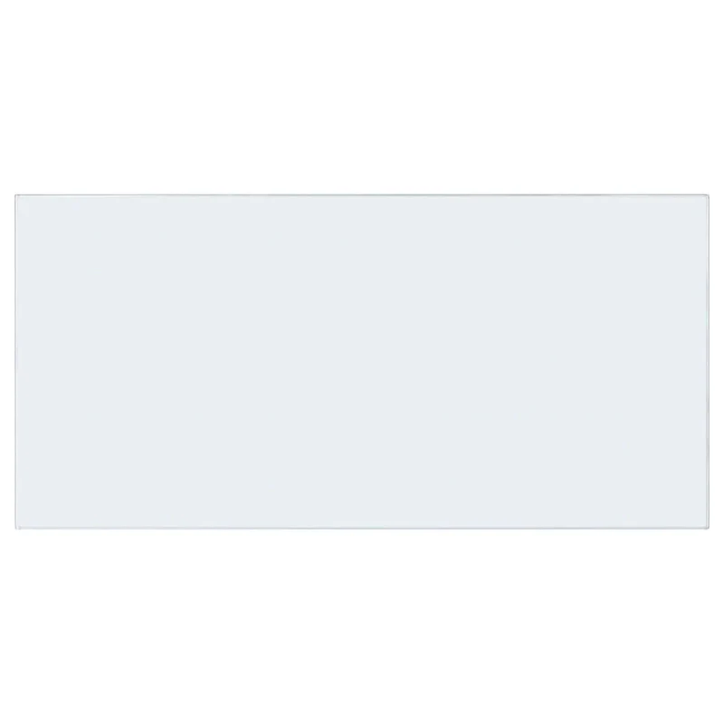 Rectangular Casual Clear Tempered Glass Top