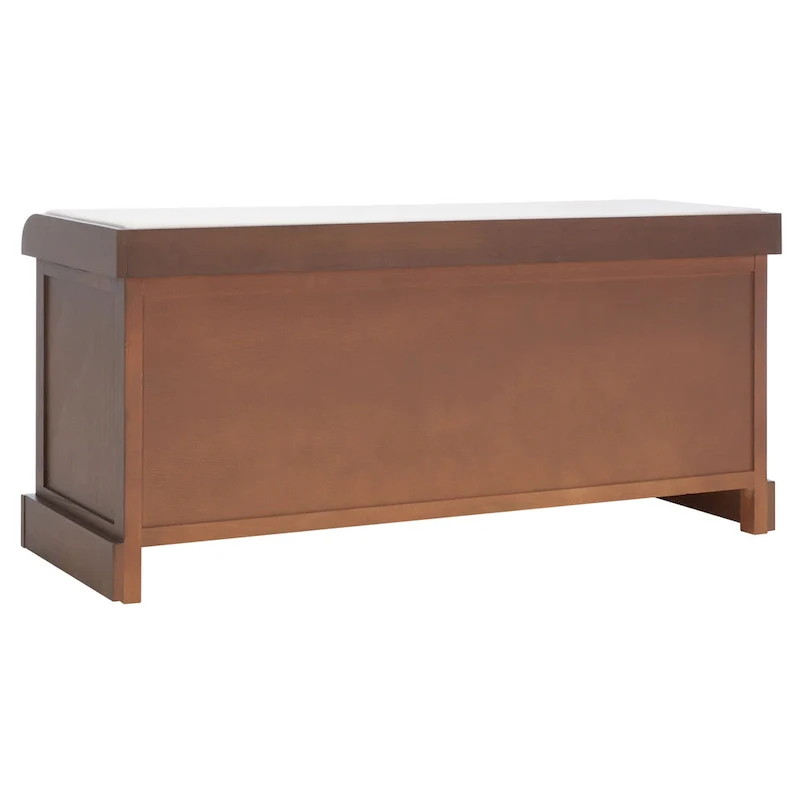 SAFAVIEH Mozella 3-Drawer Cushion Bench - 42 W x 15 D x 20 H - 42Wx15Dx20H