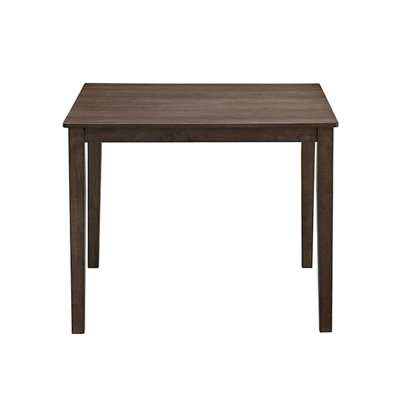 Kitchen Breakfast Nook Dining Table Chairs Set Square Wooden Dining Table Casual Dining Table with 4 Upholstered Dining Chairs