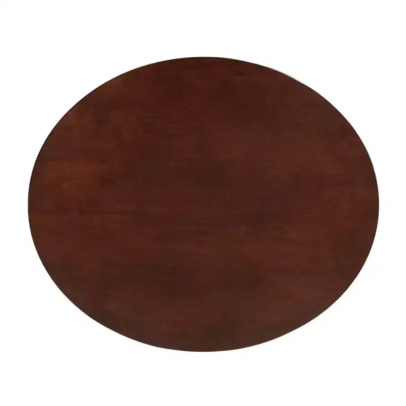 Black / Espresso / Grey / White 2-Drawer Oval Wood Accent Table, 1-Piece