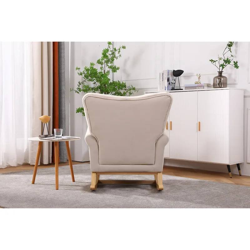 Velvet Rocking Chair