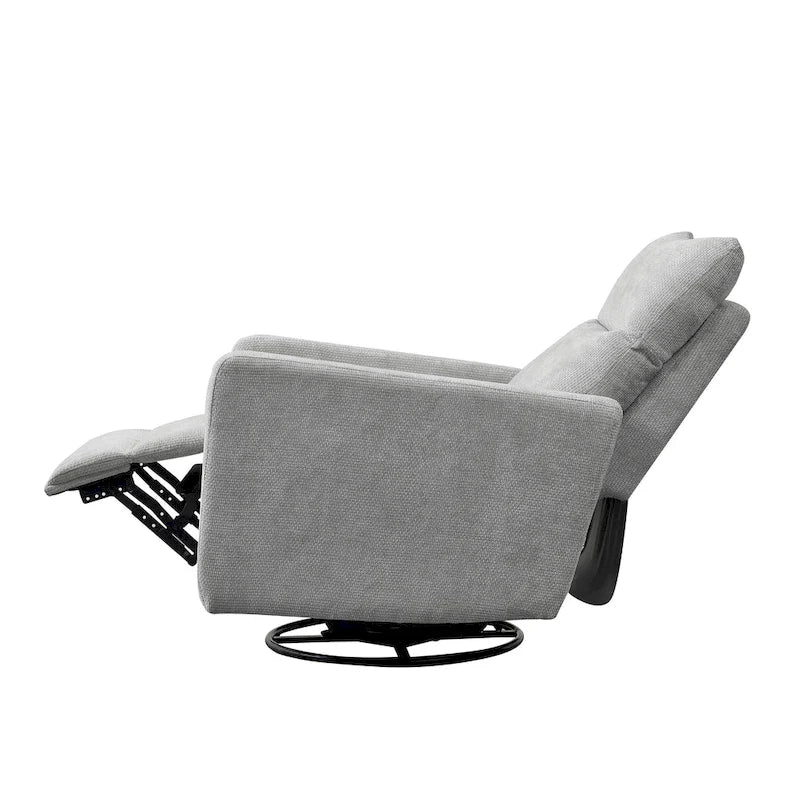 33.5W Power Swivel Glider Recliner with USB Charger