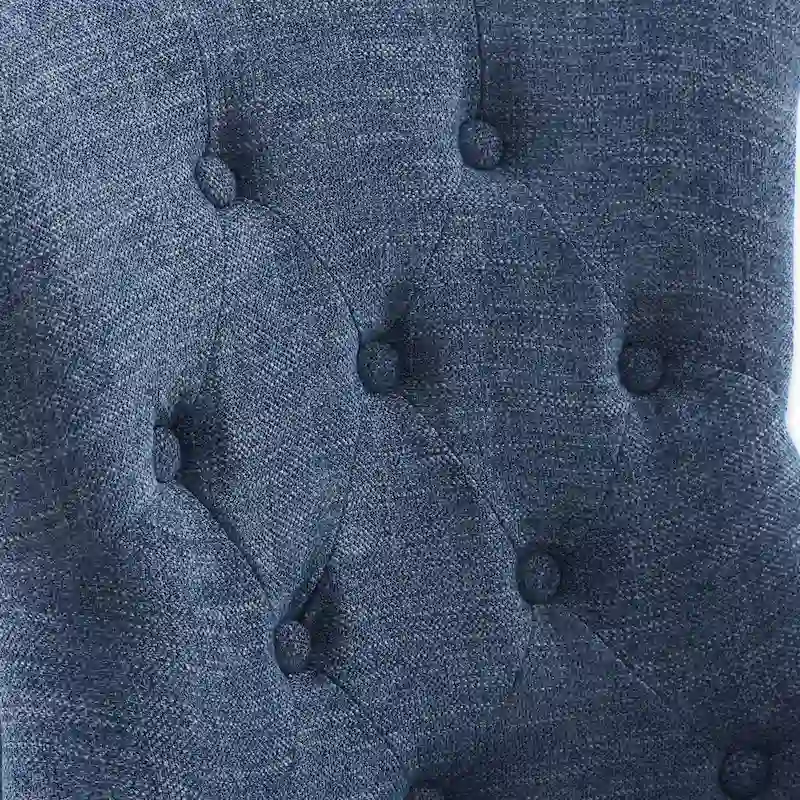 Office Chair with Wheels, Adjustable Height, Linen Fabric Upholstered Computer Desk Chair Swivel