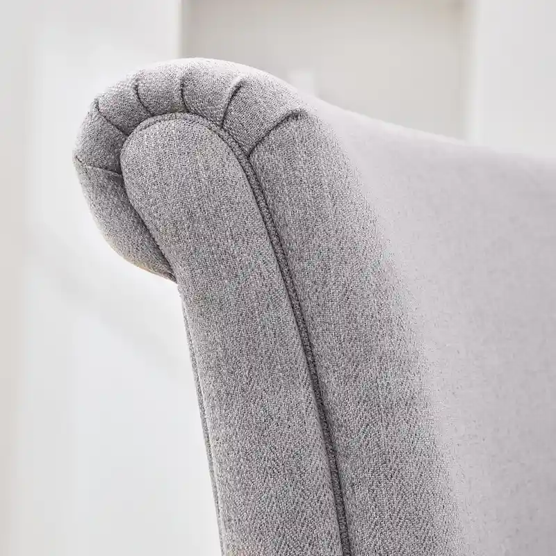 Classic Upholstered Accent Chair Set of 2