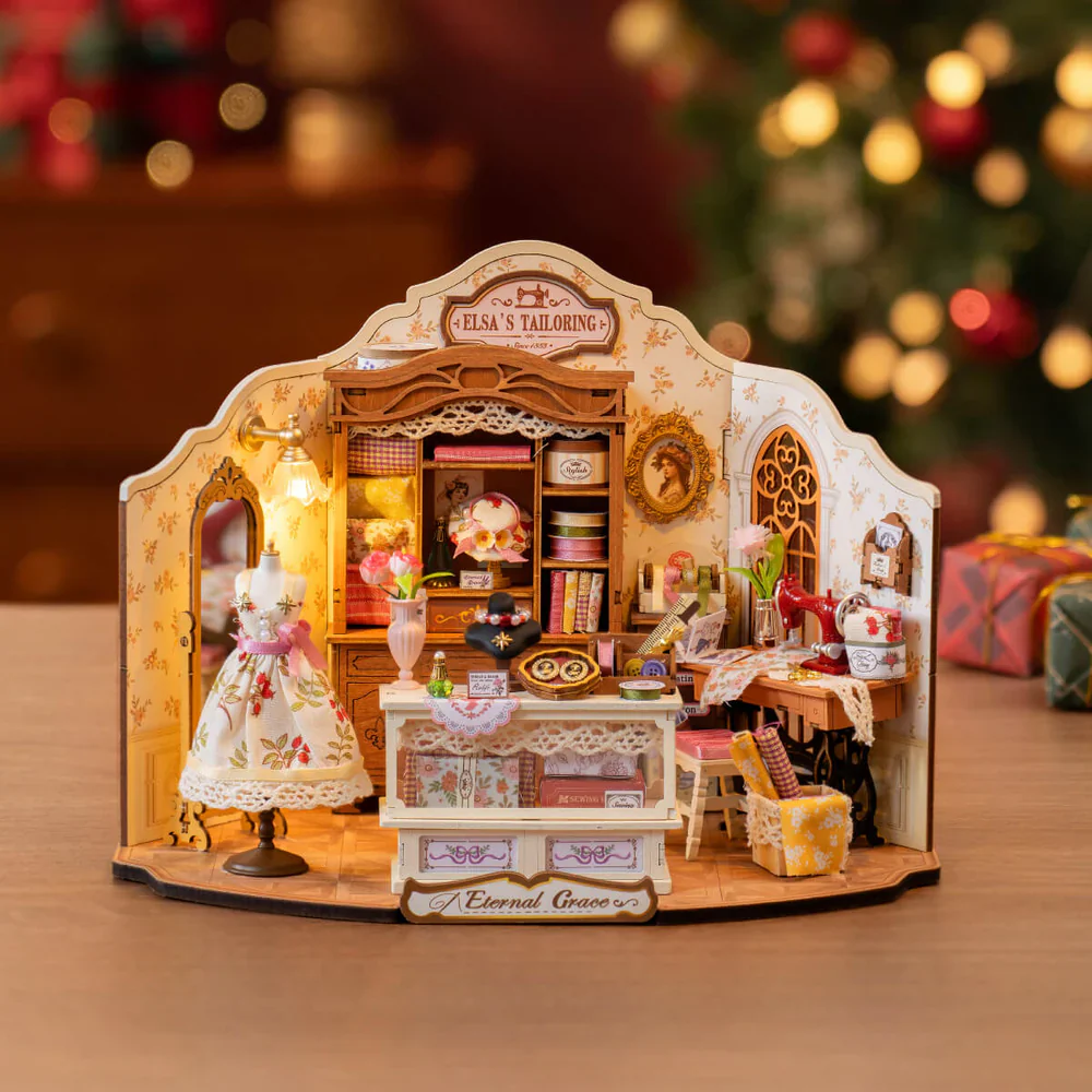 Robotime Rolife DIY Miniature House - Elsa's Tailoring DG178