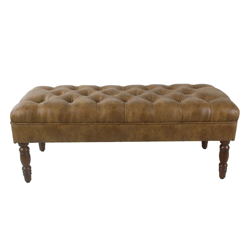 HomePop Classic Tufted top Upholstered Bench