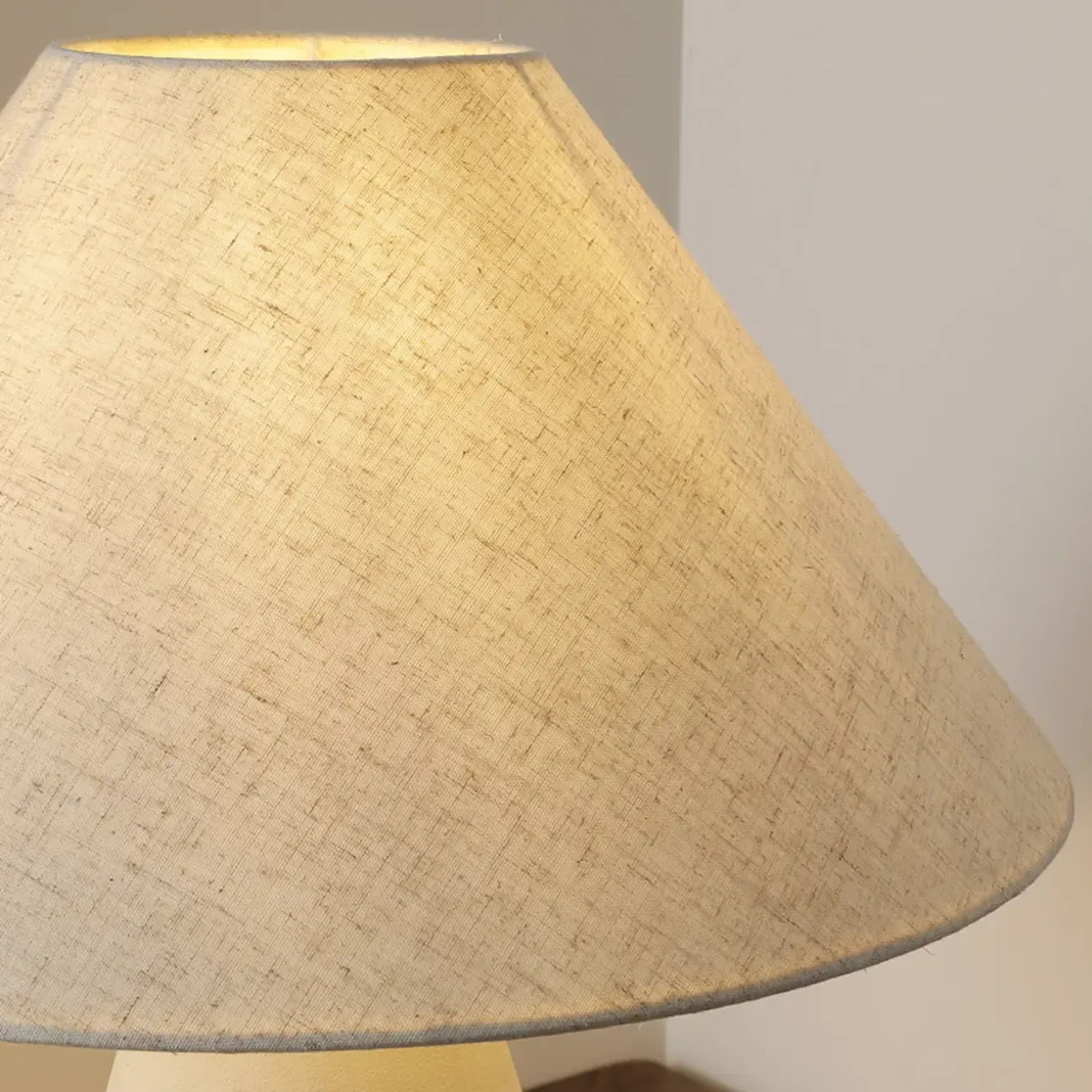 Elegant Ceramic Table Lamp with Fabric Shade