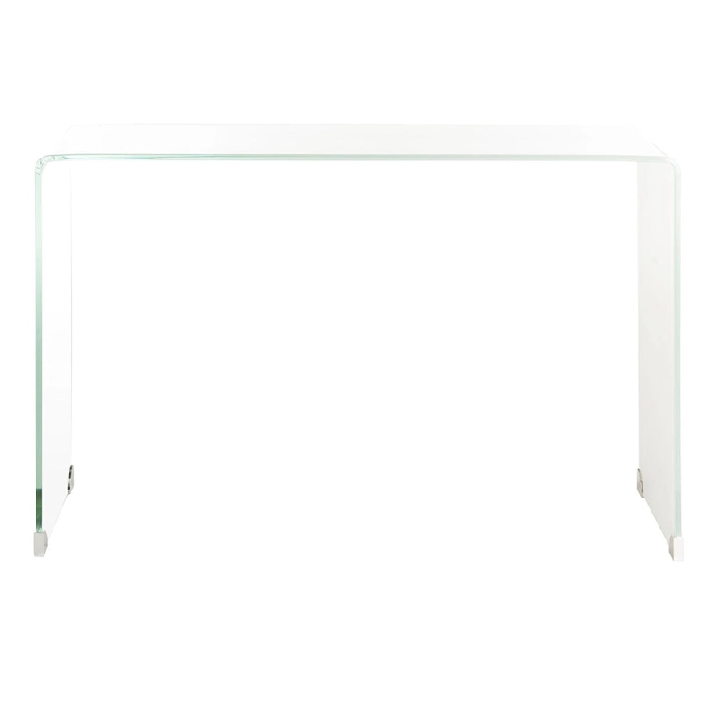 SAFAVIEH Modena Ombre Glass Console Table - Clear / Blue - 43.3 x 13.8 x 29.5 - 43Wx14Dx30H
