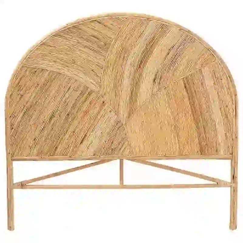 Seana Bohemian Rattan Standalone Headboard