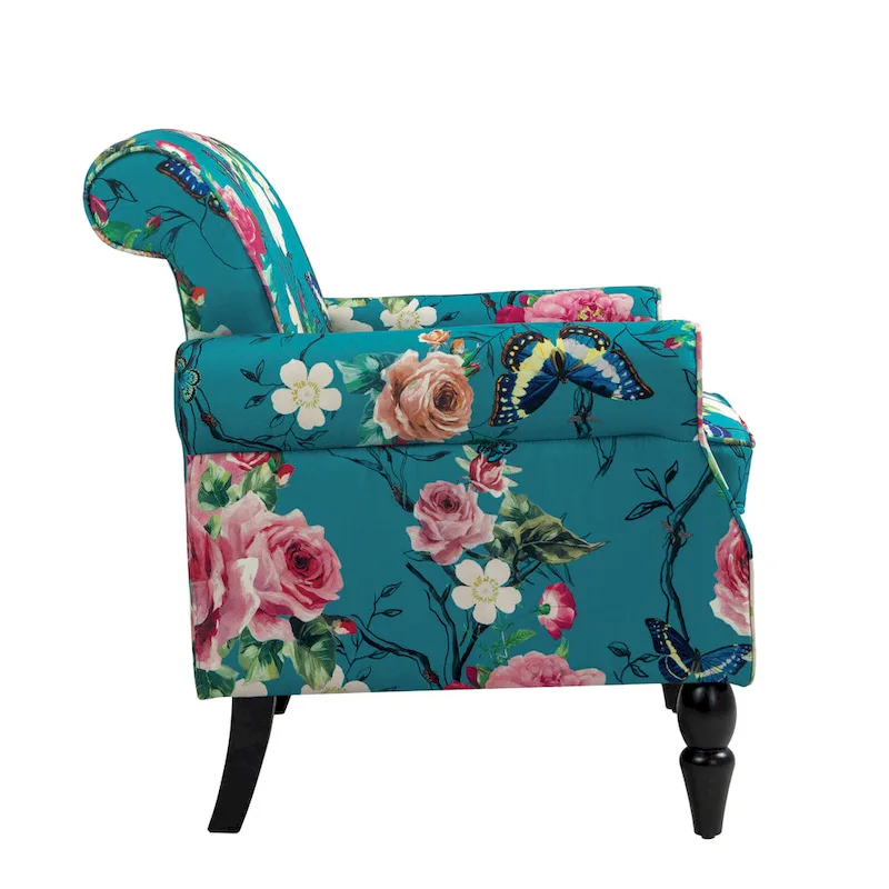 Living Room Armchair with Nailhead Trim - 29.9W x 29.9H x 32.9D