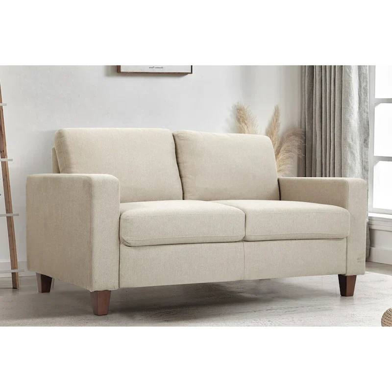 55 In Transitional Upholstered Living Room Loveseat