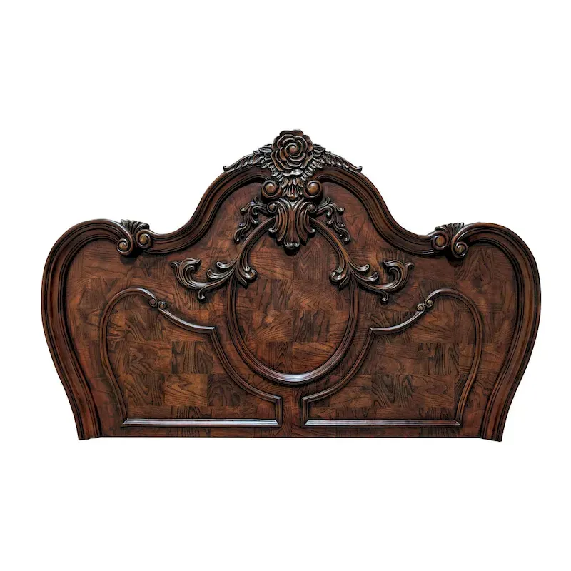 Furniture of America Eugene Traditional Solid Wood 3-Piece Panel Bedroom Set