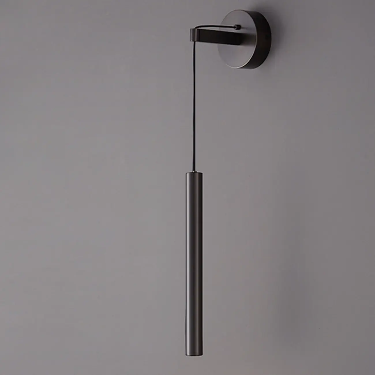 Elegant Gold Cylinder LED Wall Sconce with Crystal Deco