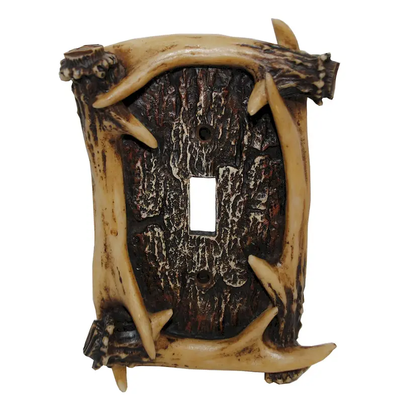 Paseo Road by HiEnd Accents Antler Wall Plate