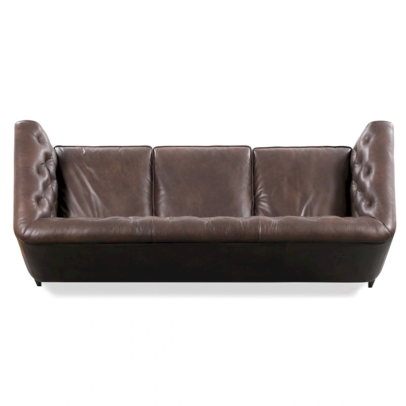 Poly & Bark Essex 89 Sofa - Full Grain Genuine Italian Leather