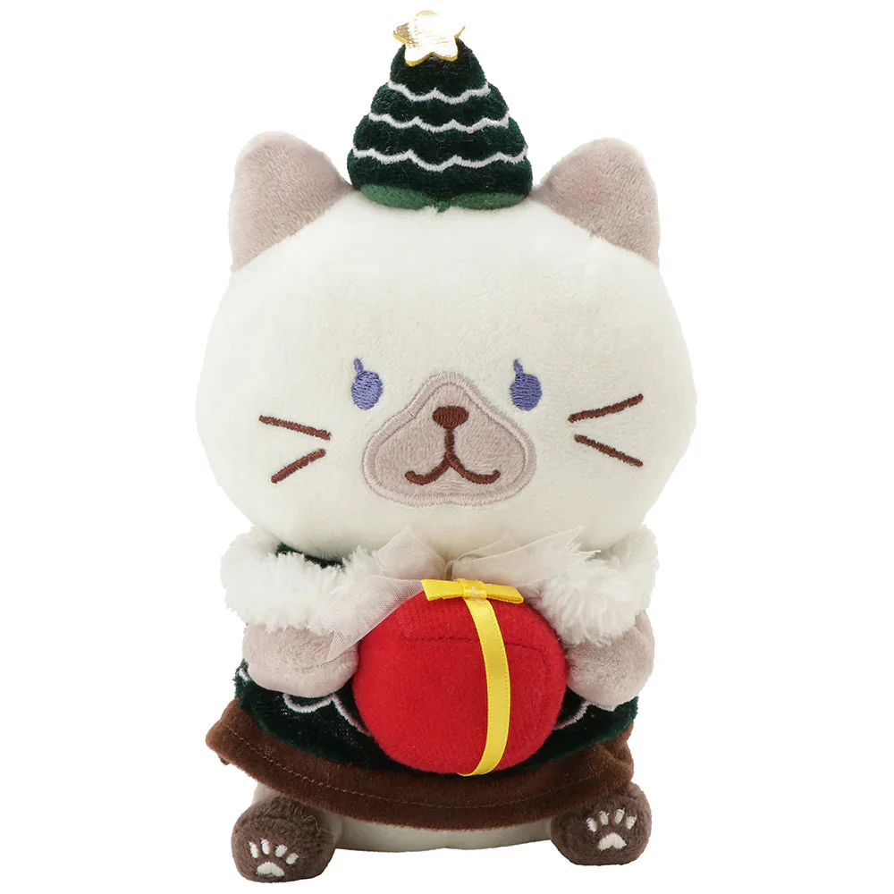 Hapins Christmas Plush Toy Siamese Cat