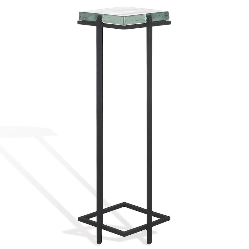 SAFAVIEH Couture Giabelle Cast Glass Drink Tabl - 8Wx8Dx24H