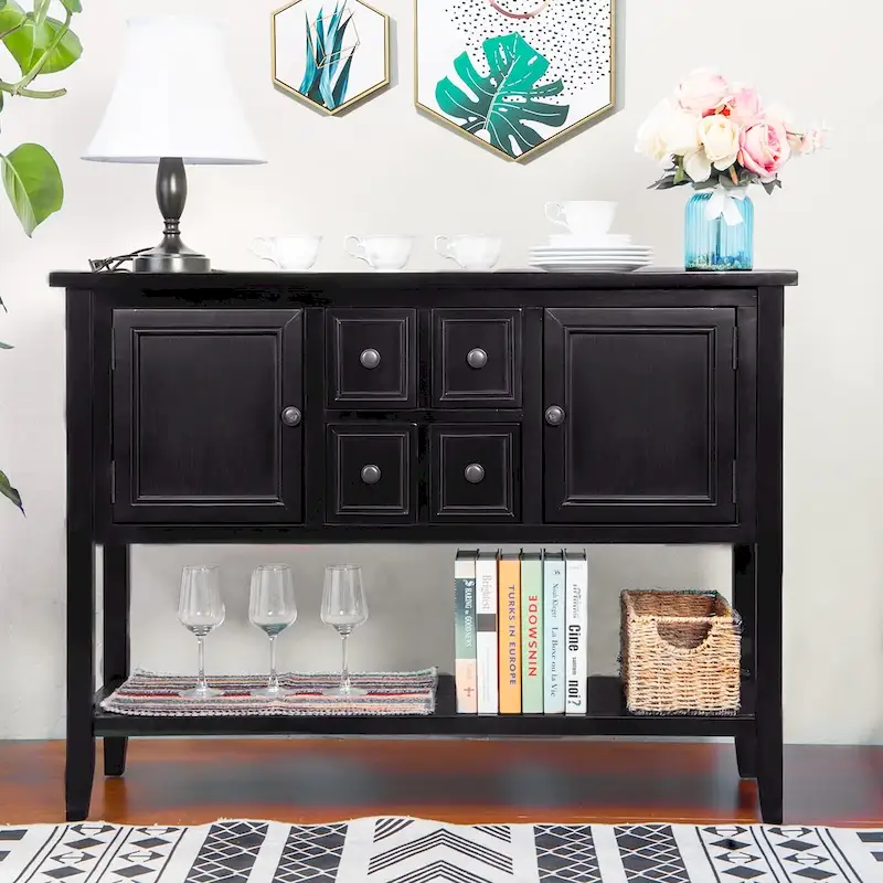 GZMR Cambridge Series Buffet Sideboard Console Table Retro Design