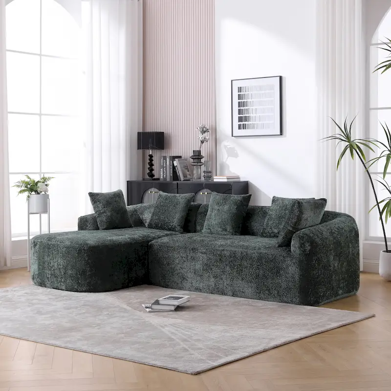 L-Shaped Sectional Sofa (3-Seater)