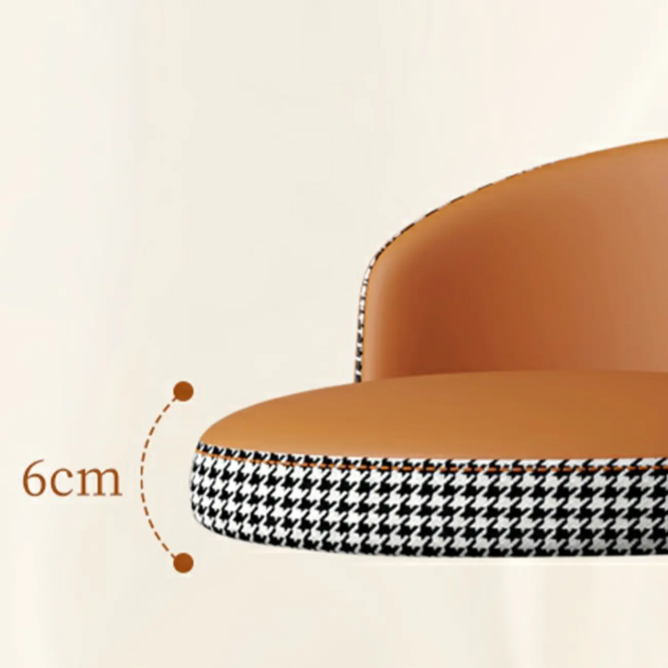 24 Inch Faux Leather Bar Stool Height Adjustable Modern