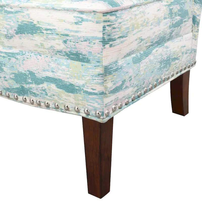 Madison Park Alex Artistic Print Armless Slipper Accent Chair