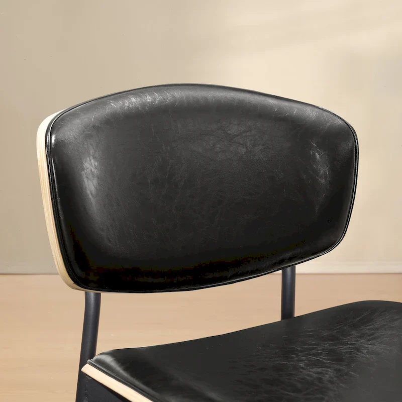 Art Leon Modern Bentwood Dining Chairs (Set of 2)