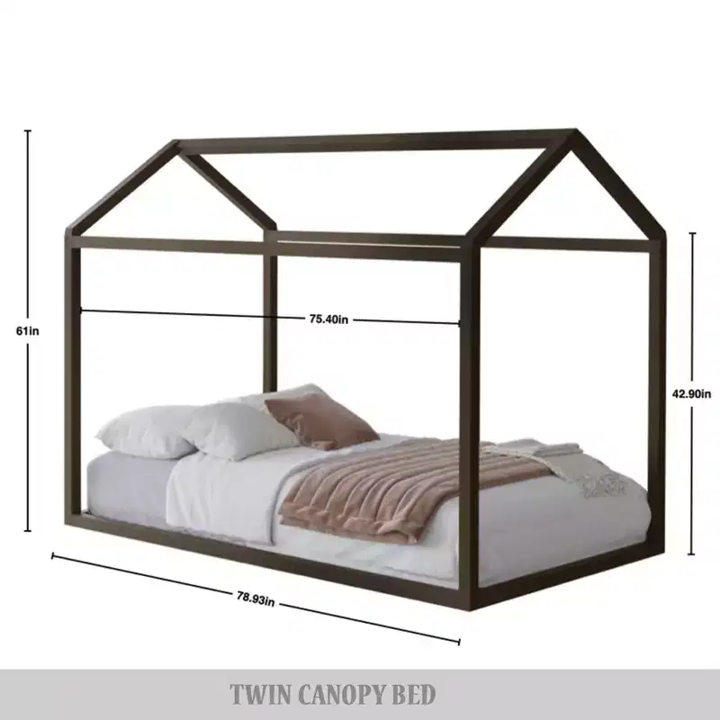 ChaletPosh Wooden Canopy Bed