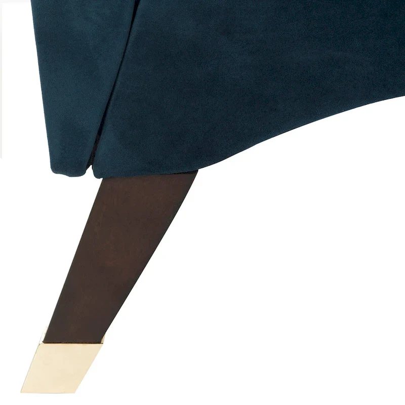 Mid-Century Modern Chaise with Pillow - 63Wx28Dx30H